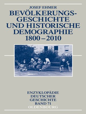 cover image of Bevölkerungsgeschichte und Historische Demographie 1800-2010